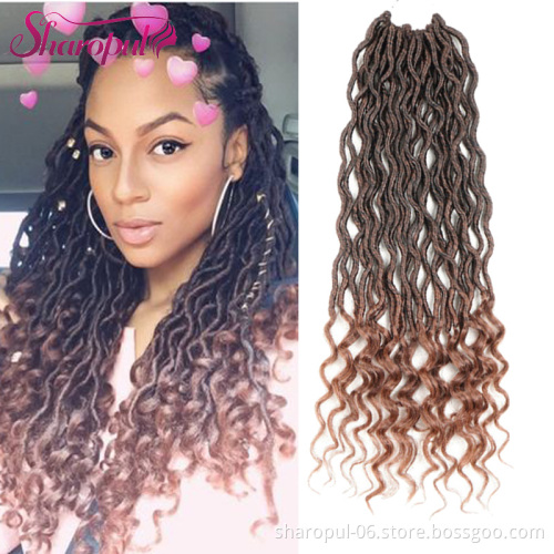African Hair Extension Dreadlock Crochet Twist Braid Synthetic Weave Pack Goddess Faux Locs